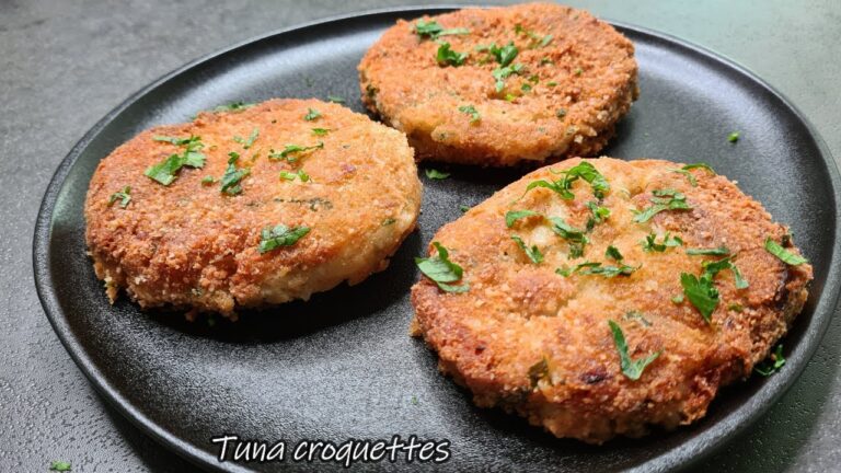 Croquette de thon au four