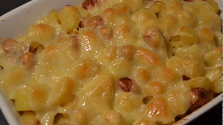 Gratin pomme de terre knacki