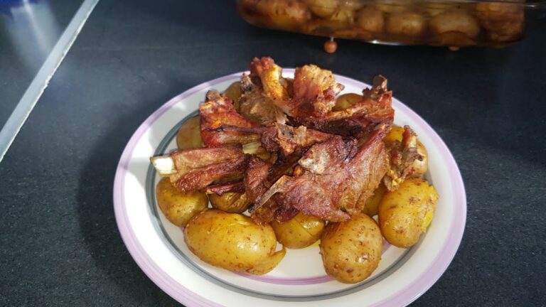 Poitrine D'agneau Pomme De Terre Au Four