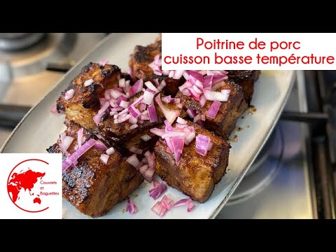 Poitrine de porc basse temp&eacute;rature