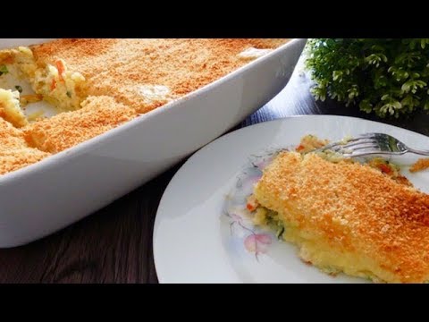 Gratin de poisson pomme de terre et courgette
