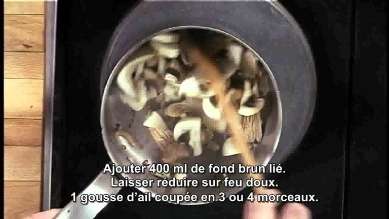 Sauce au porto et champignons