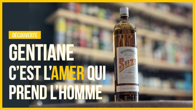 Cocktail avec de la suze