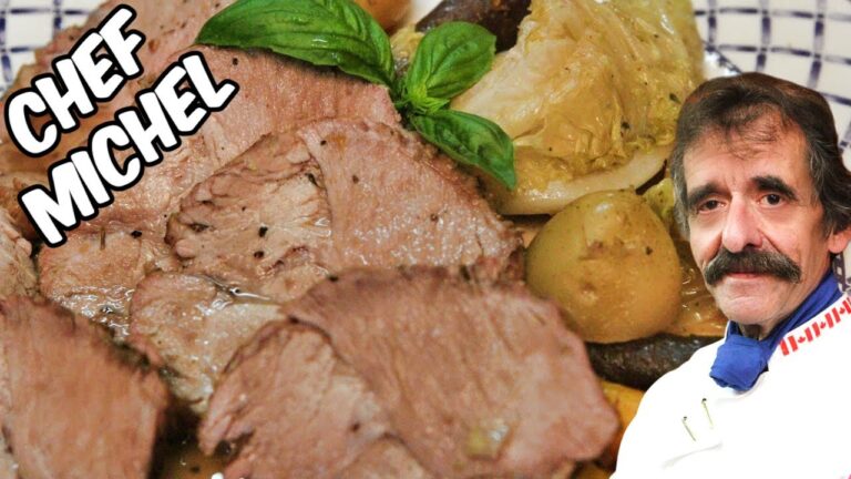 Rôti de porc au chou vert