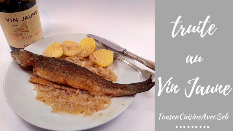 Sauce au vin jaune pour poisson