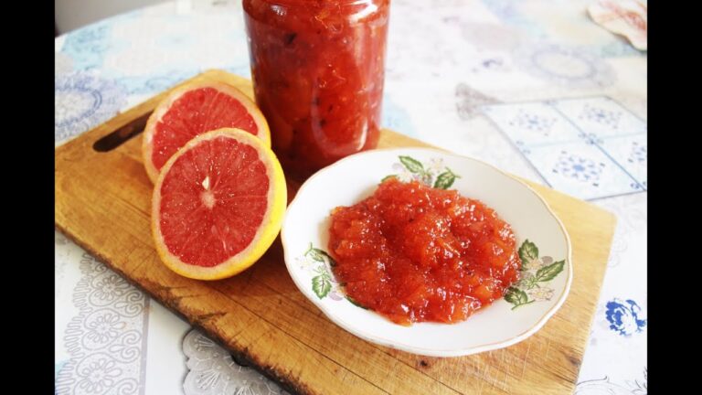 Confiture de pamplemousse au thermomix