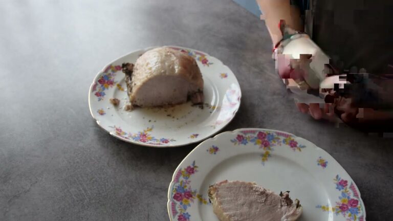 R&ocirc;ti de porc au multicuiseur moulinex 12 en 1