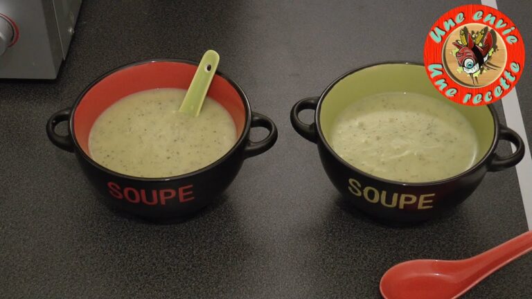 Soupe courgette pomme de terre vache qui rit