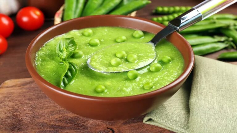 Velout&eacute; de cosses de petit pois thermomix
