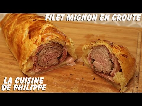 Filet mignon en croute tapenade