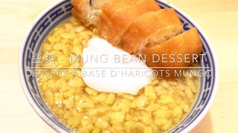 Recette haricot mungo lait de coco