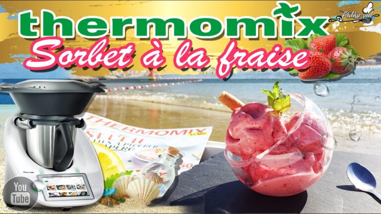Sorbet fraise thermomix sans oeuf