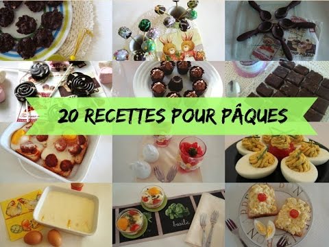 Entrees pour repas de paques