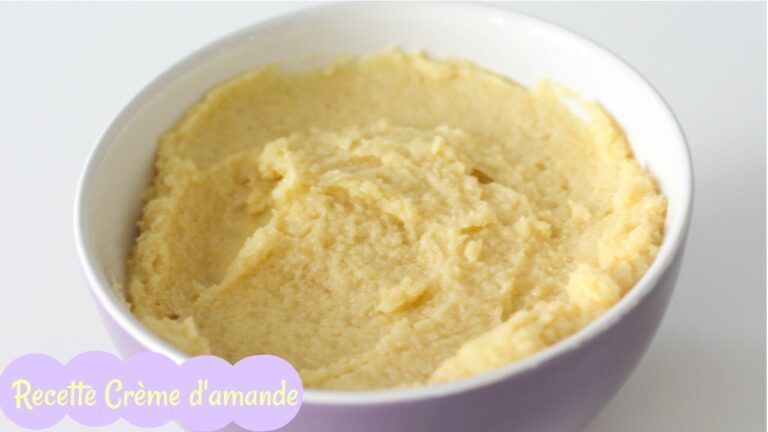Cr&egrave;me d amande l&eacute;g&egrave;re sans beurre