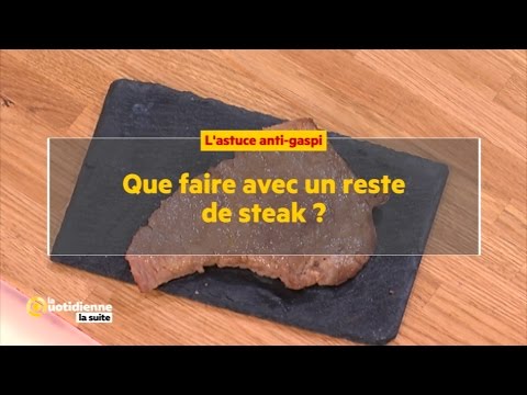Que faire avec un reste de steak cuit