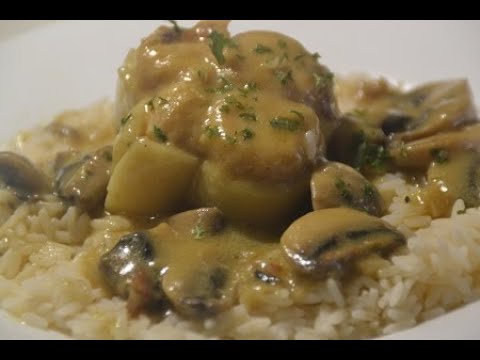 Paupiette de porc riz au four