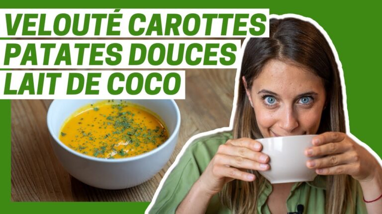 Soupe patate douce lait de coco thermomix