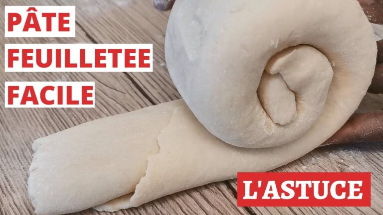 Pâte feuilletée escargot sans robot