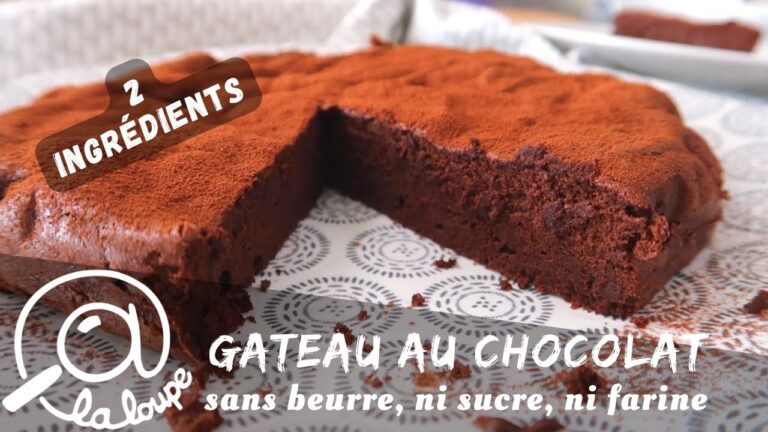 Gateau sans farine et sans beurre