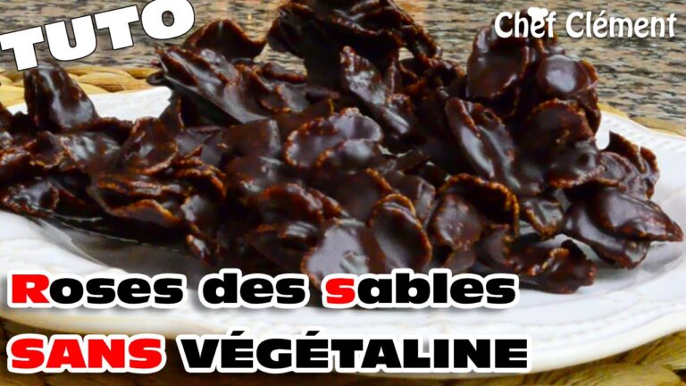 Recette rose des sable sans vegetaline