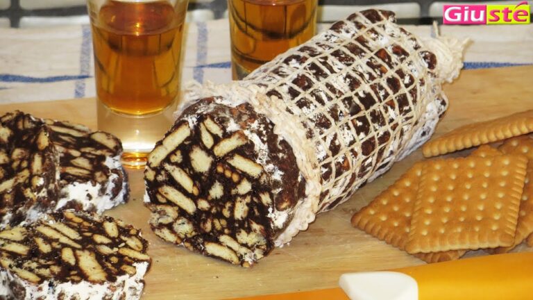 Saucisson au chocolat sans oeuf