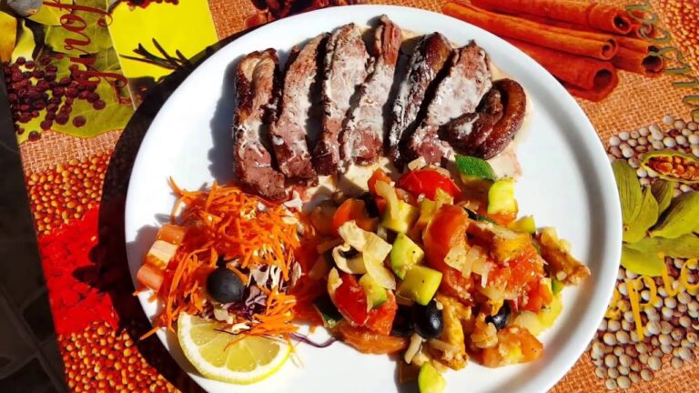 Magret de canard sauce roquefort