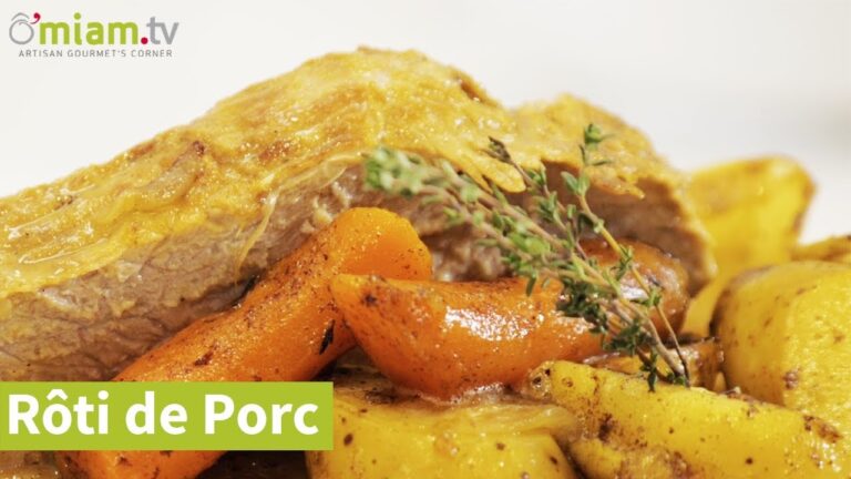 Cuisson roti jambon de porc
