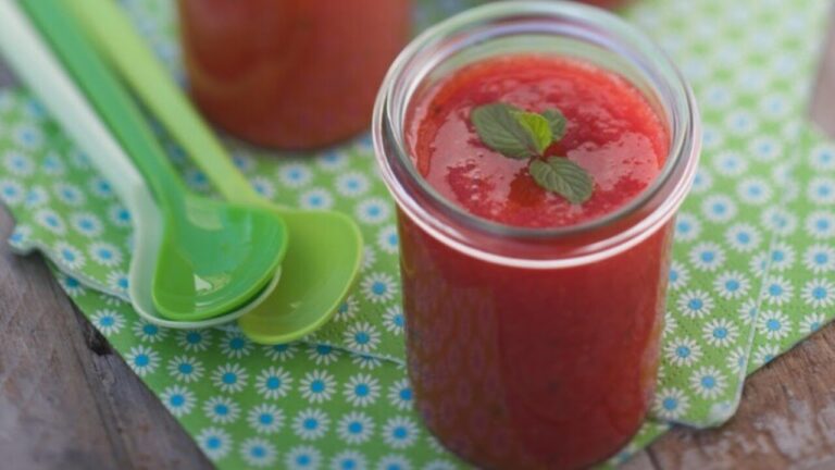 Compote de fraises sans sucre