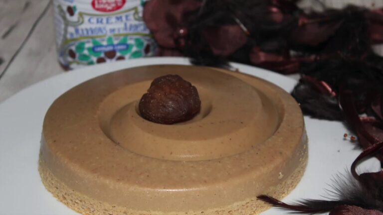 G&acirc;teau cr&egrave;me de marron sans beurre