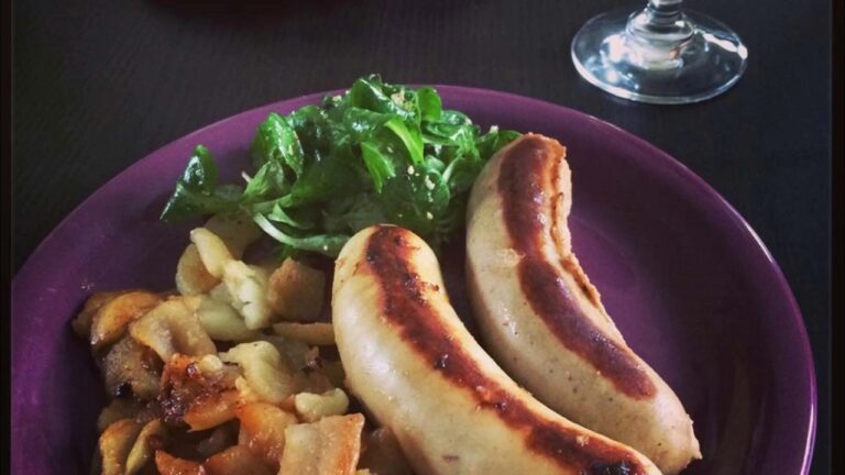 Salade de boudin blanc aux pommes