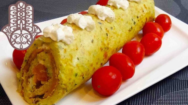 Roul&eacute; de pommes de terre au saumon fum&eacute; thermomix