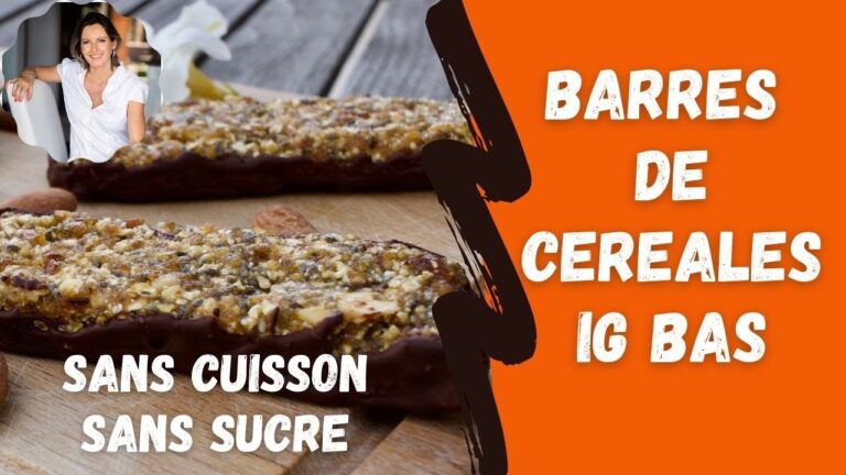 Barre de cereale sans sucre