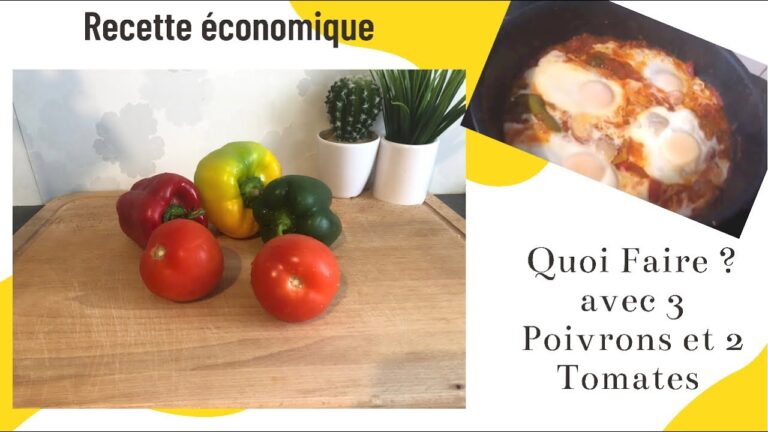 Recette avec poivrons et tomates