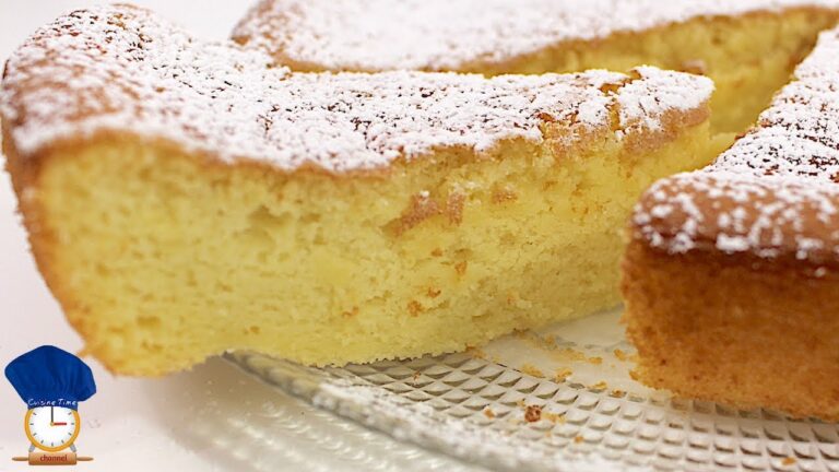 Cake au citron sans levure