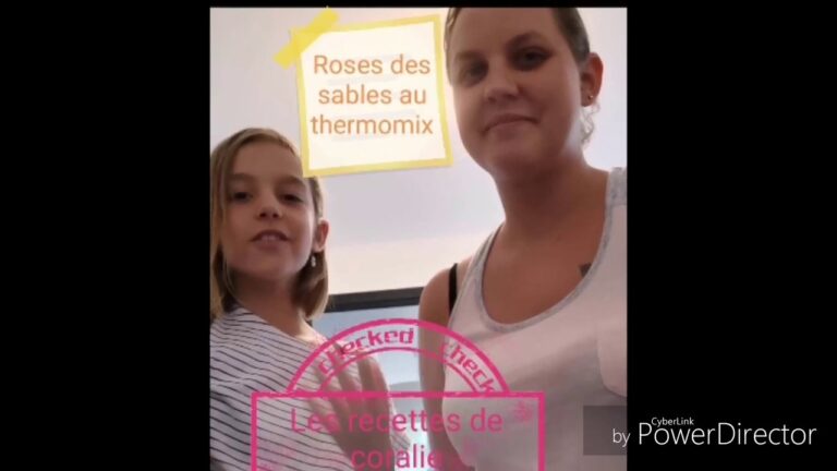 Rose des sables sans beurre thermomix