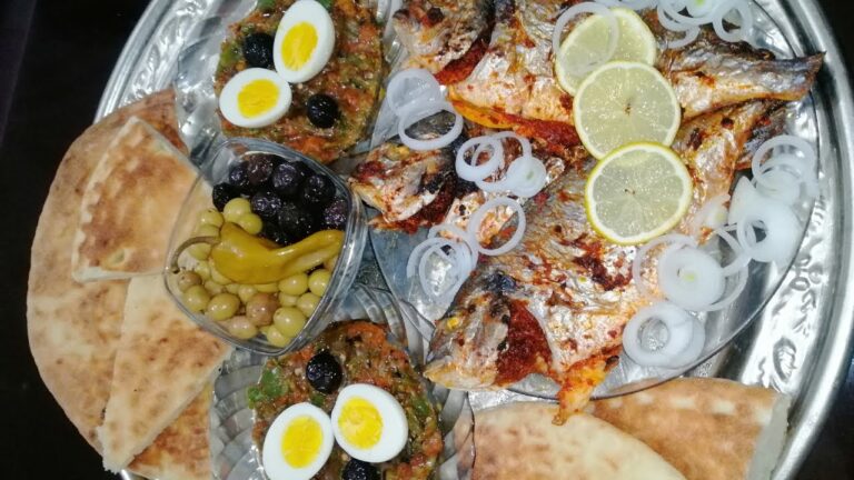 Daurade au four recette tunisienne