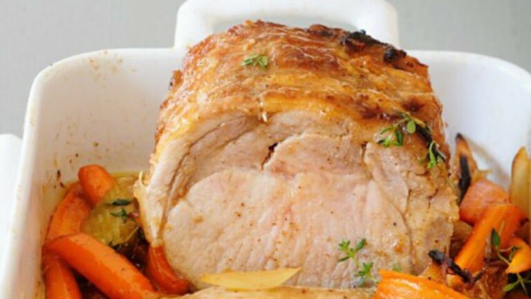 Roti de veau cocotte carottes pommes de terre