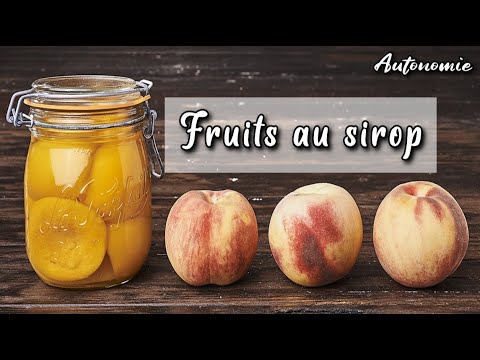 Fruits en conserve sans sucre