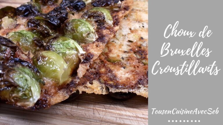 Choux de bruxelles au four parmesan