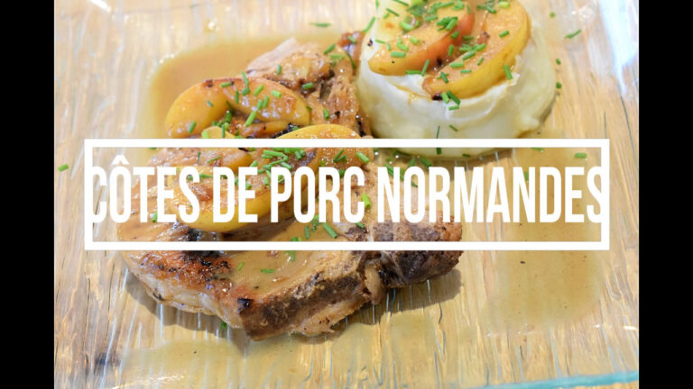 Cote de porc a la normande