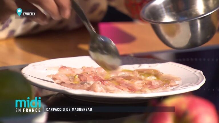 Filets de maquereaux crus marinés au citron