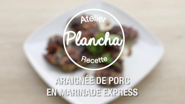 Araign&eacute;e de porc &agrave; la plancha