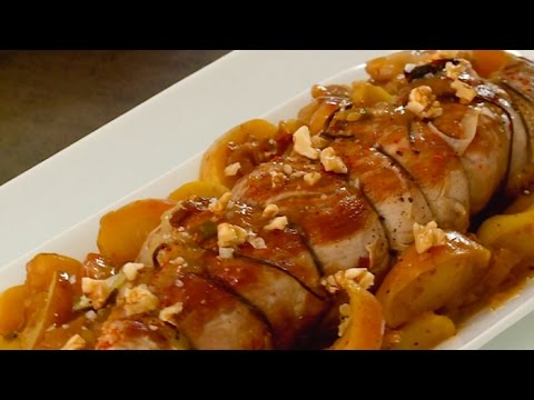 Filet mignon farci au fromage de chevre