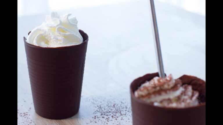 Faire un r&eacute;cipient en chocolat