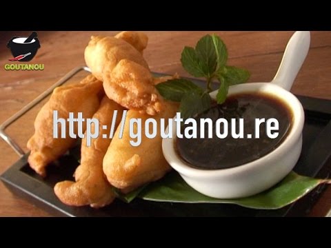 Accras de morue sauce soja