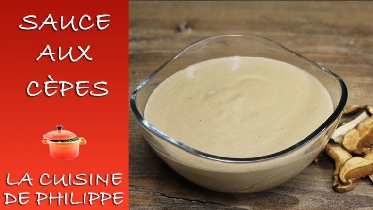 Comment faire une sauce aux c&egrave;pes