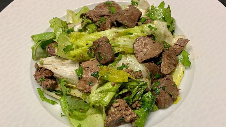 Salade foie de volaille pomme de terre