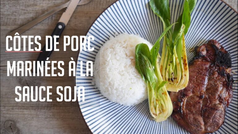 Cote de porc au caramel