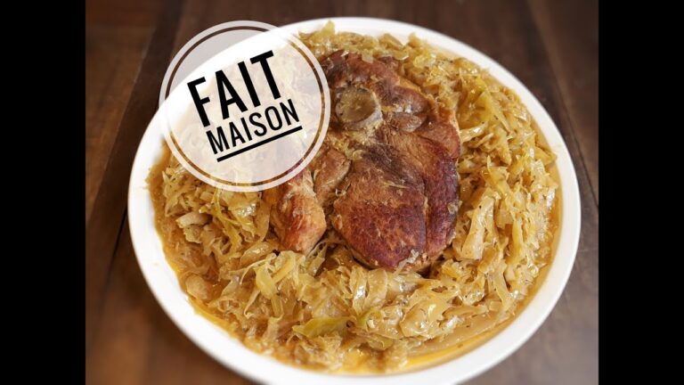 Palette de porc au chou