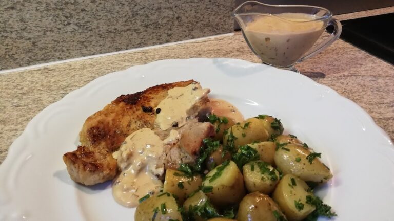 C&ocirc;te de veau au four pomme de terre